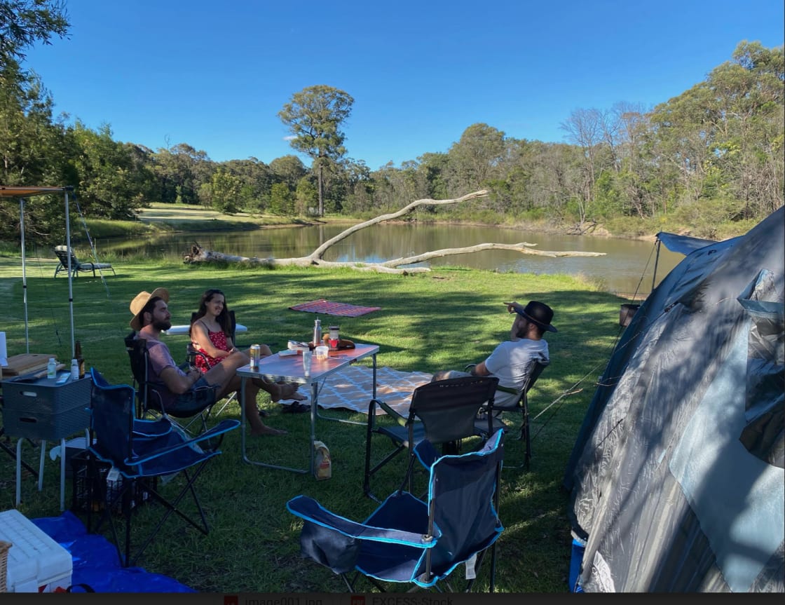 Camping on lake 3 . sites 1-3