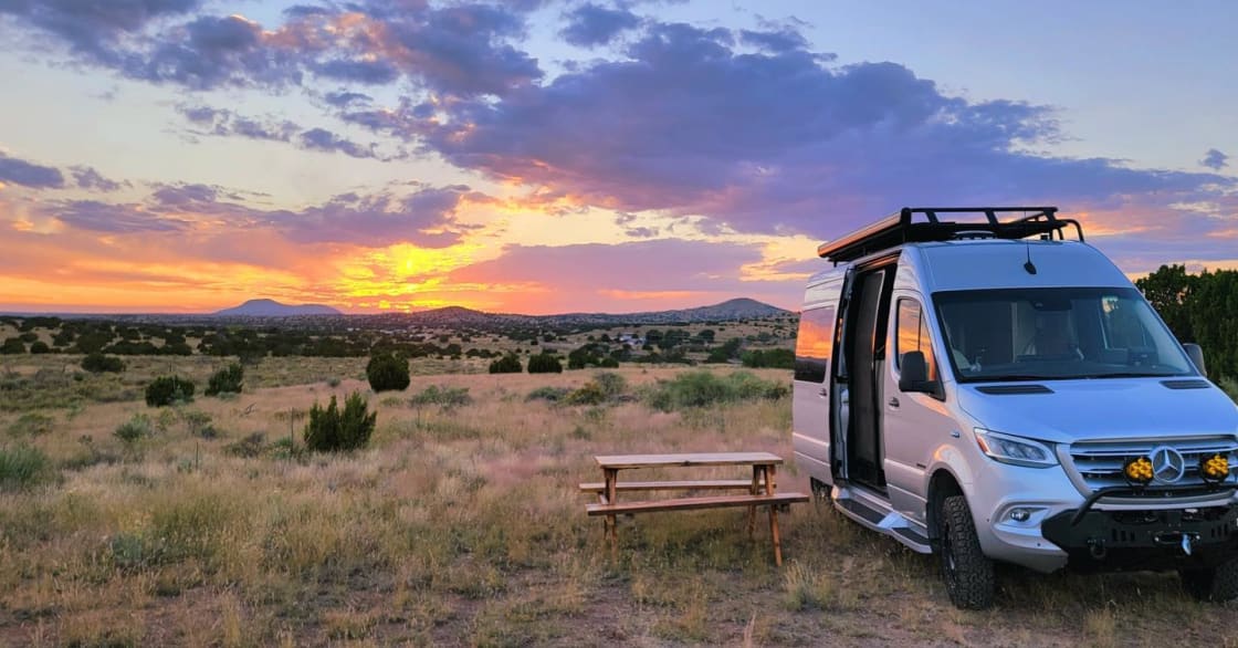 ideal spot for campers, vans, RVs