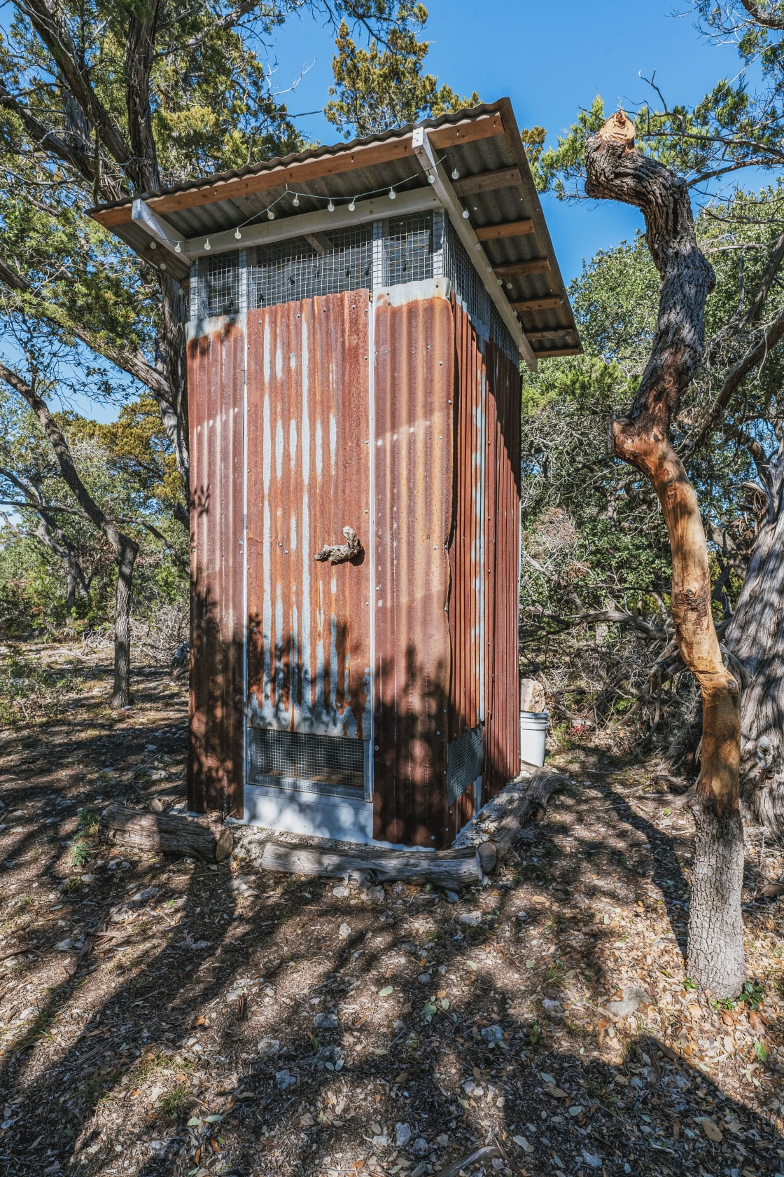 Private, composting toilet located within a short walk from camp.