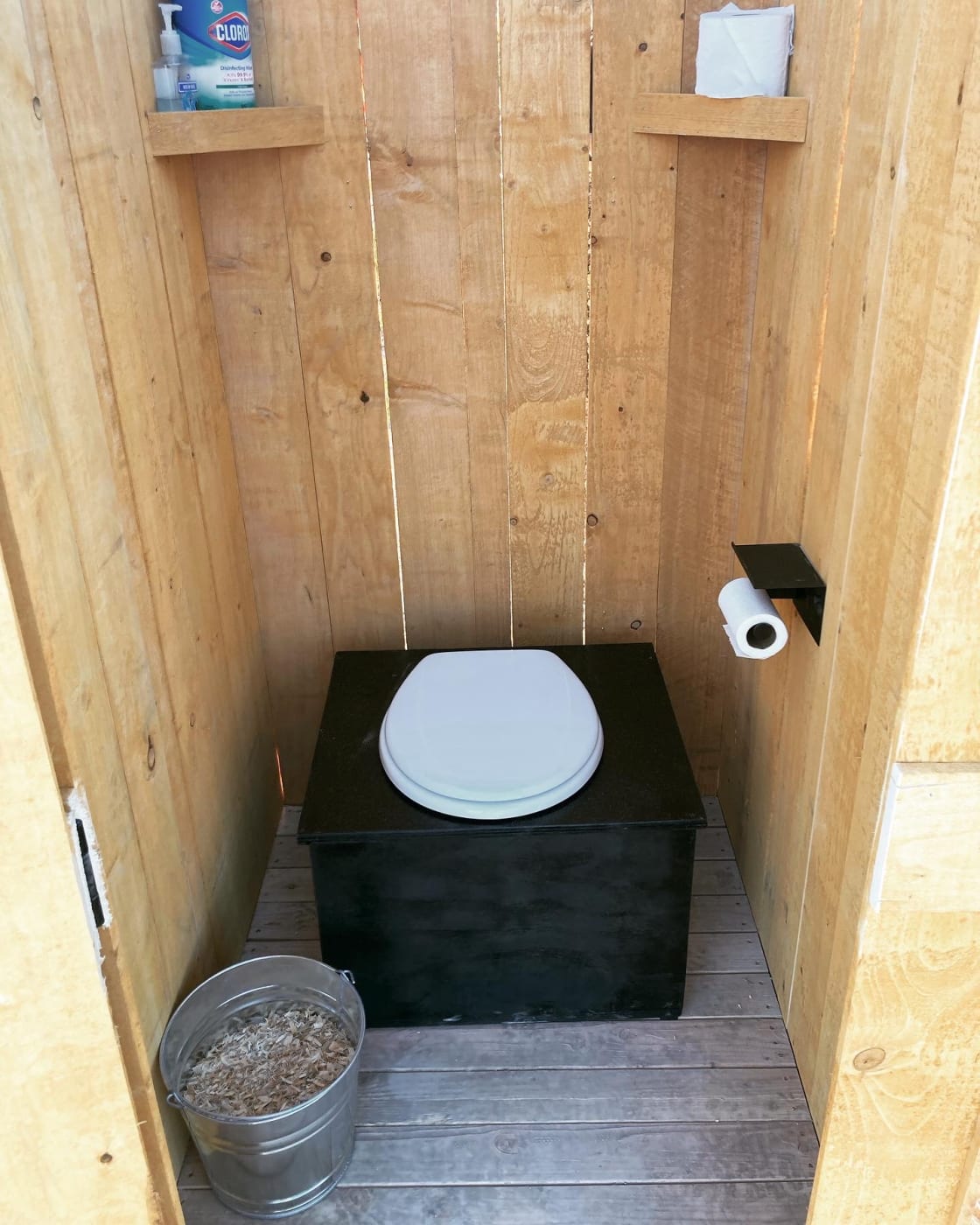 Private composting toilets