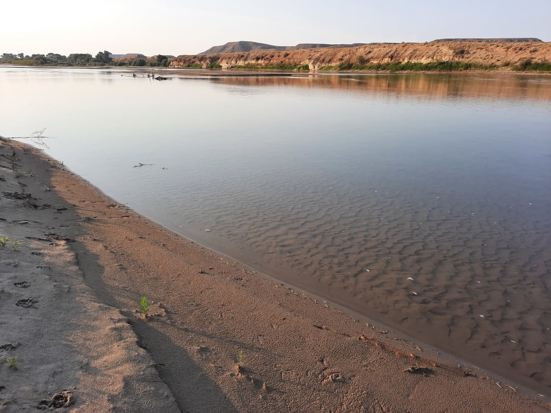 Sandy beaches on the Green River
