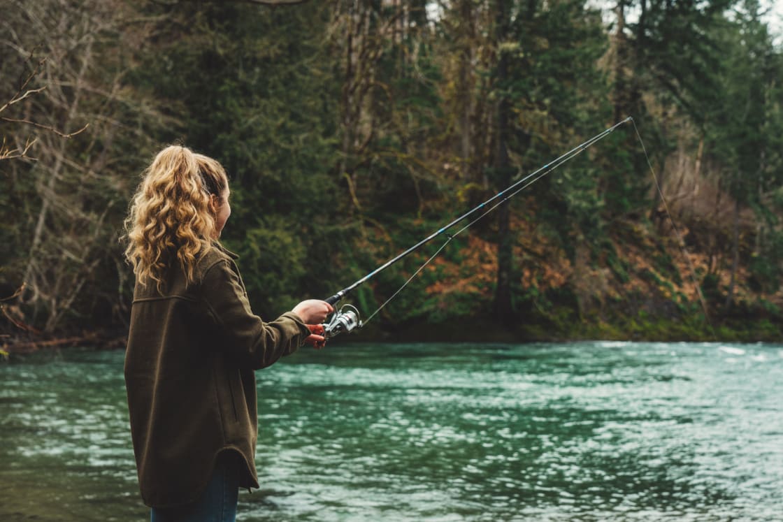 The Cowichan River is world famous for its fishing. 