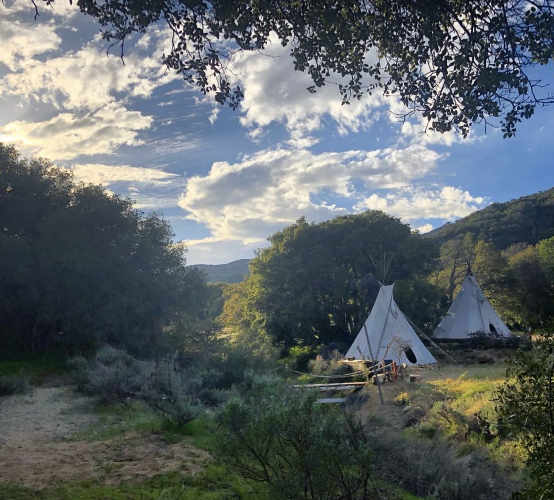Bring your Tepee and stay a while. write a book or just relax!