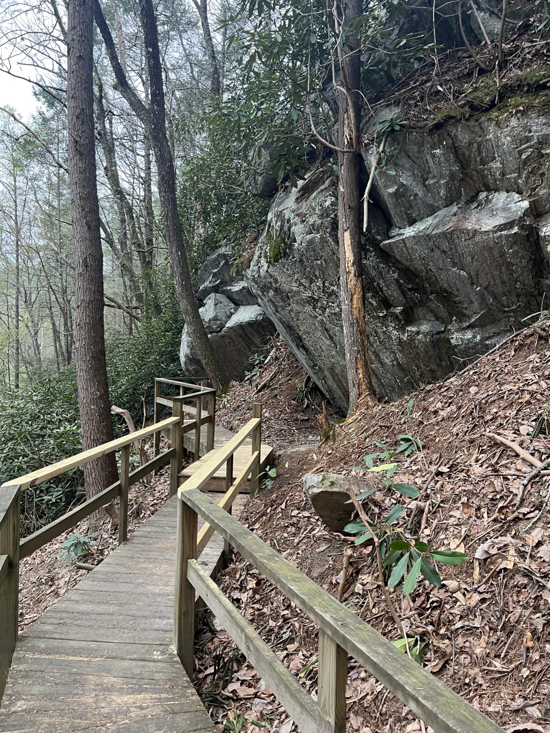 Path to rock formation 