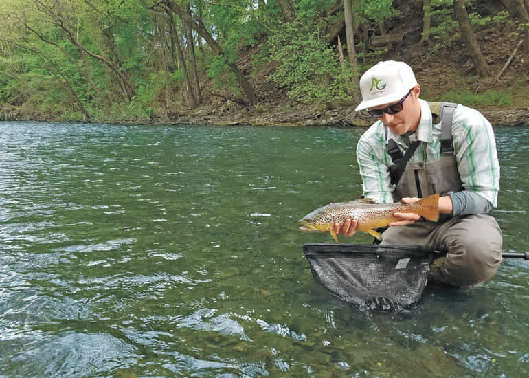 Trout fishing