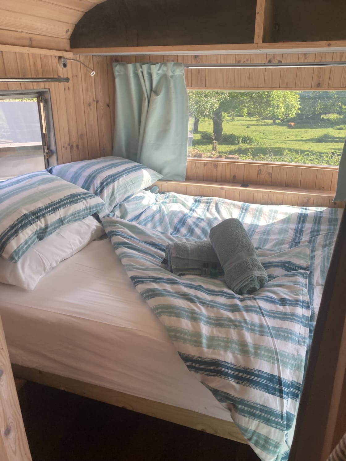The Lazy Cow bedroom ...  check out your morning view!
