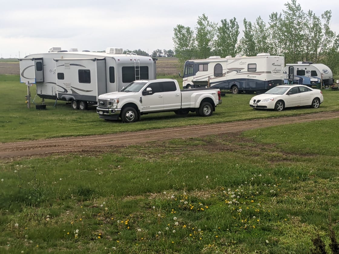 RV sites on a busy weekend