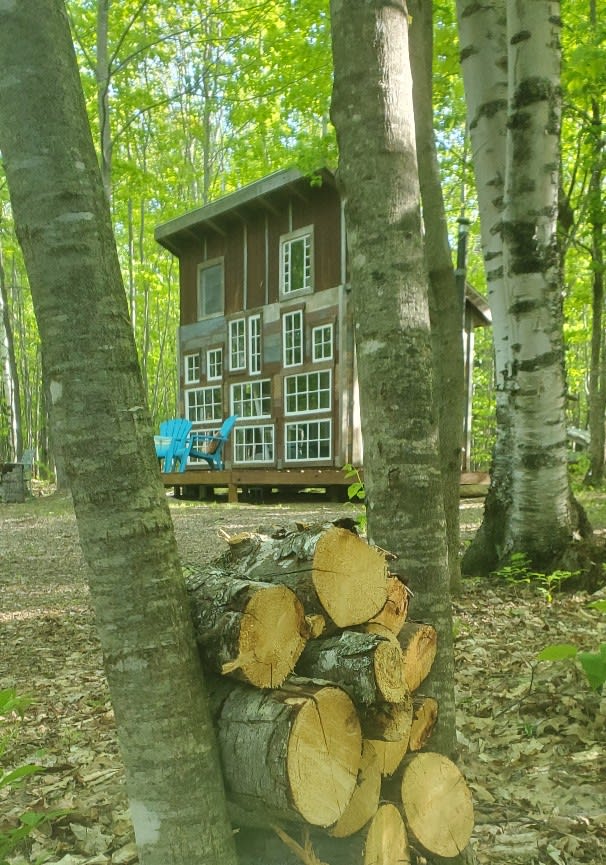 Secluded in the woods but close to many of western Maine's beautiful recreation areas.