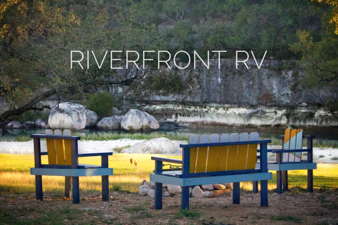 Enjoy the private access to the beautiful medina river just 200 yards from your rv slot