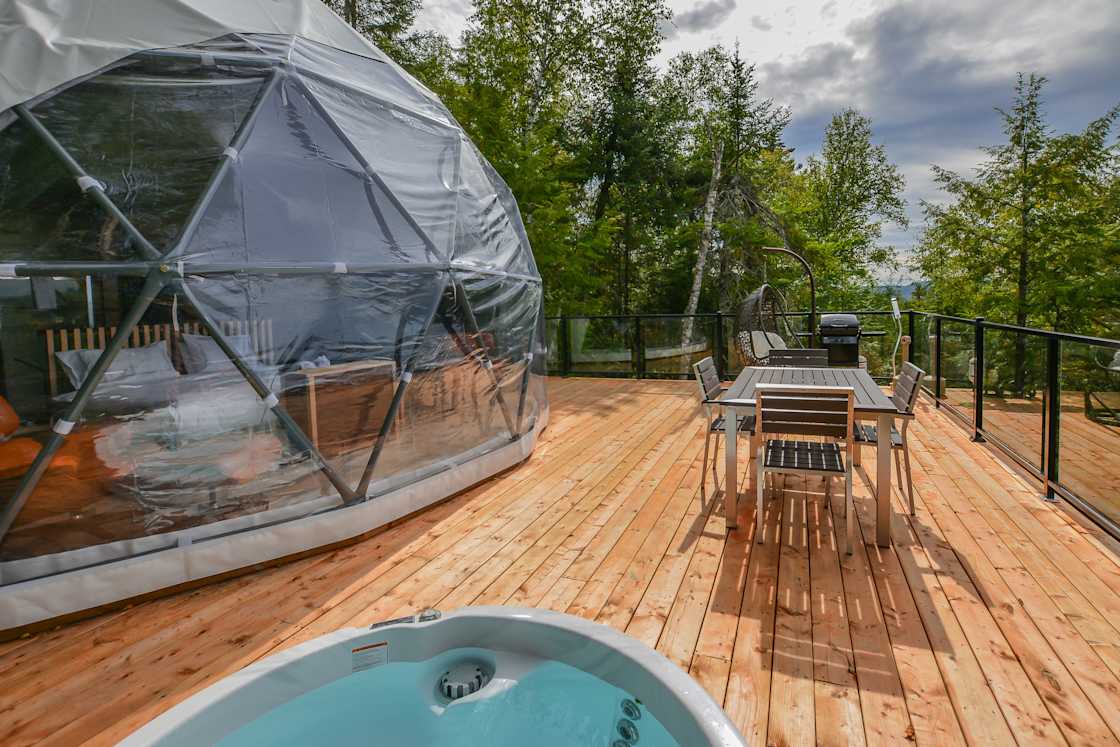 DOME PRIVATE SAUNA BELAIR TREMBLANT