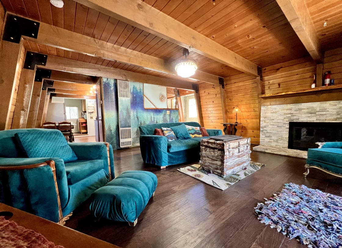 This cabin has been completely updated to have modern comforts