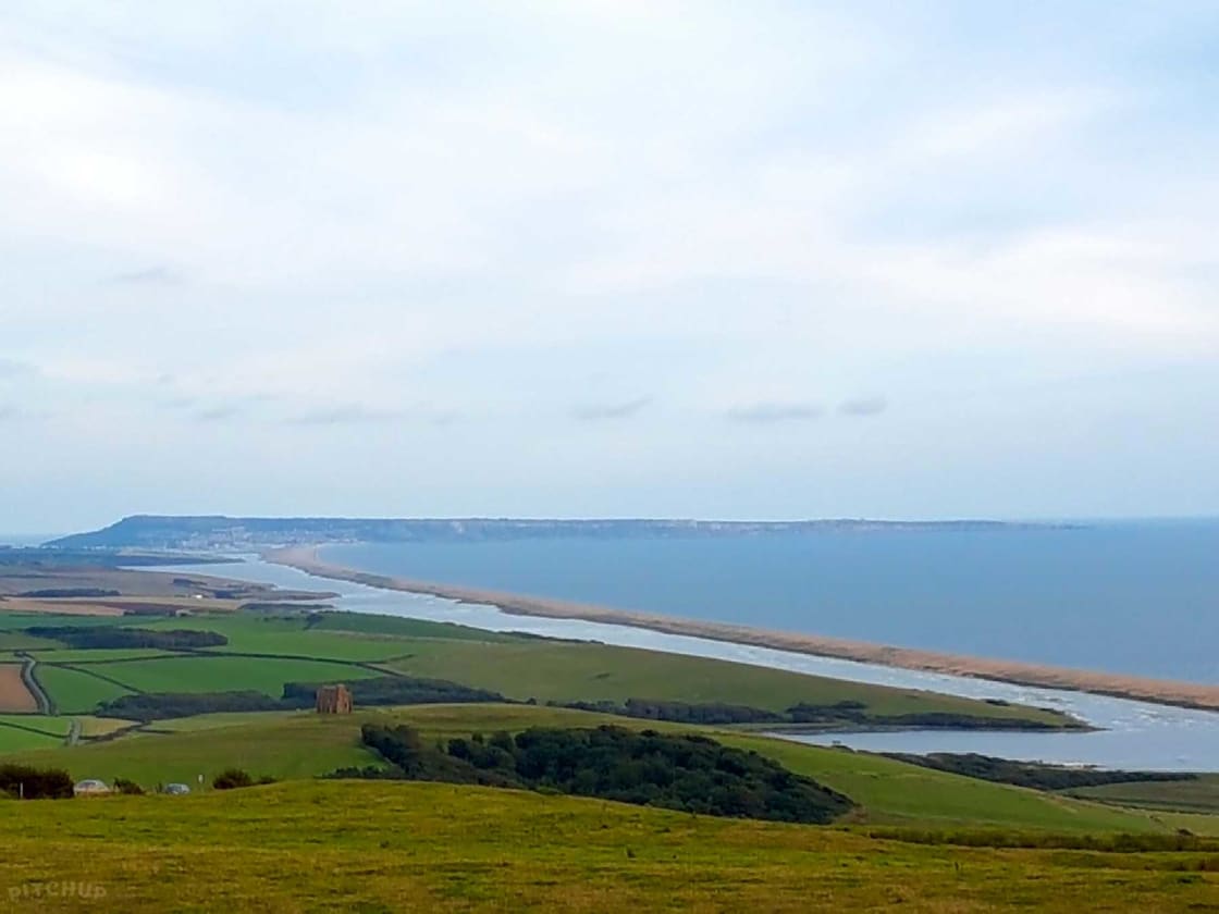 View from Abbotsbury to Portland