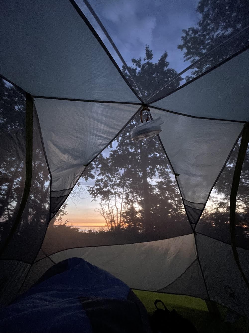 Take in beautiful sunrises from the comfort of your own tent 