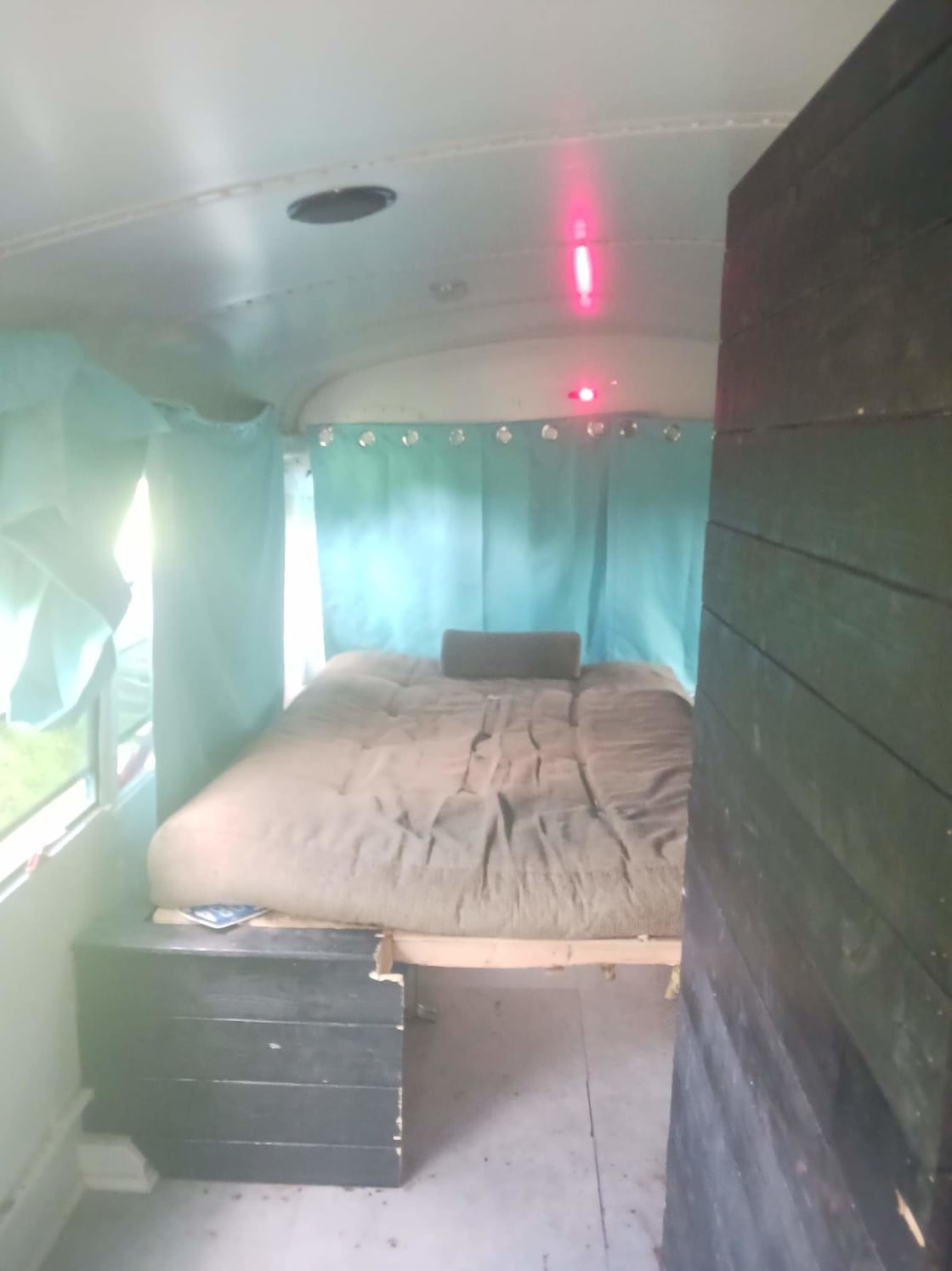 Skoolie Camping in The Ocean Bus