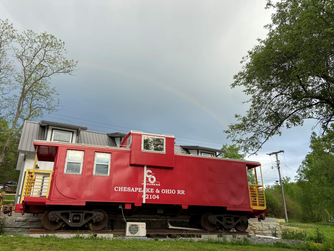 The C&O Caboose at Cantrell Station