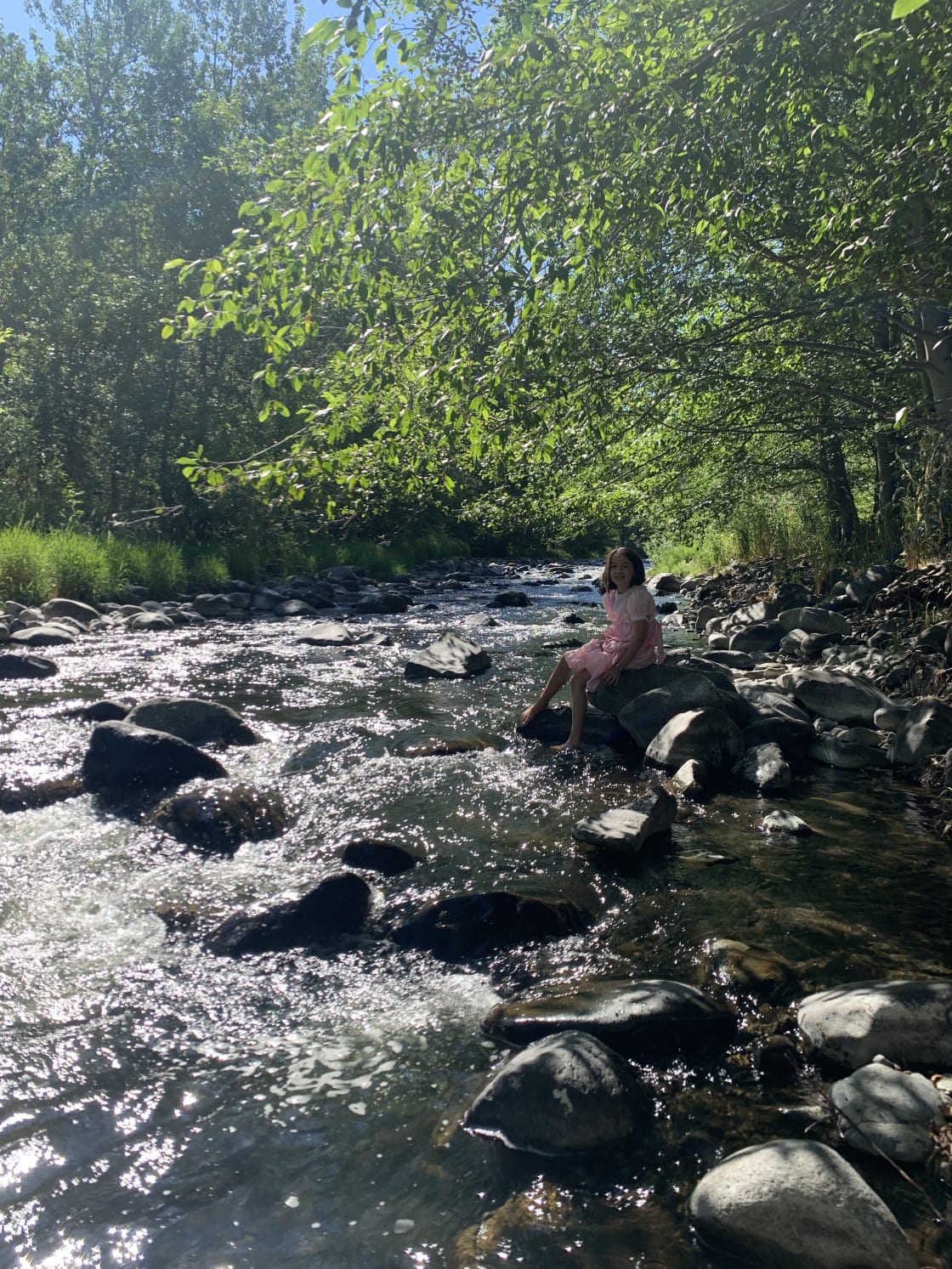 Enjoying the creek