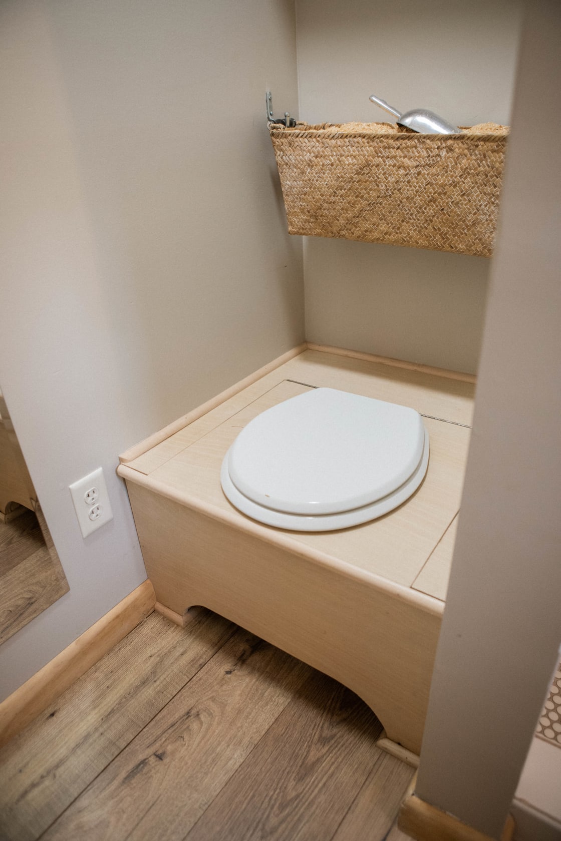 They also have a composting toilet!