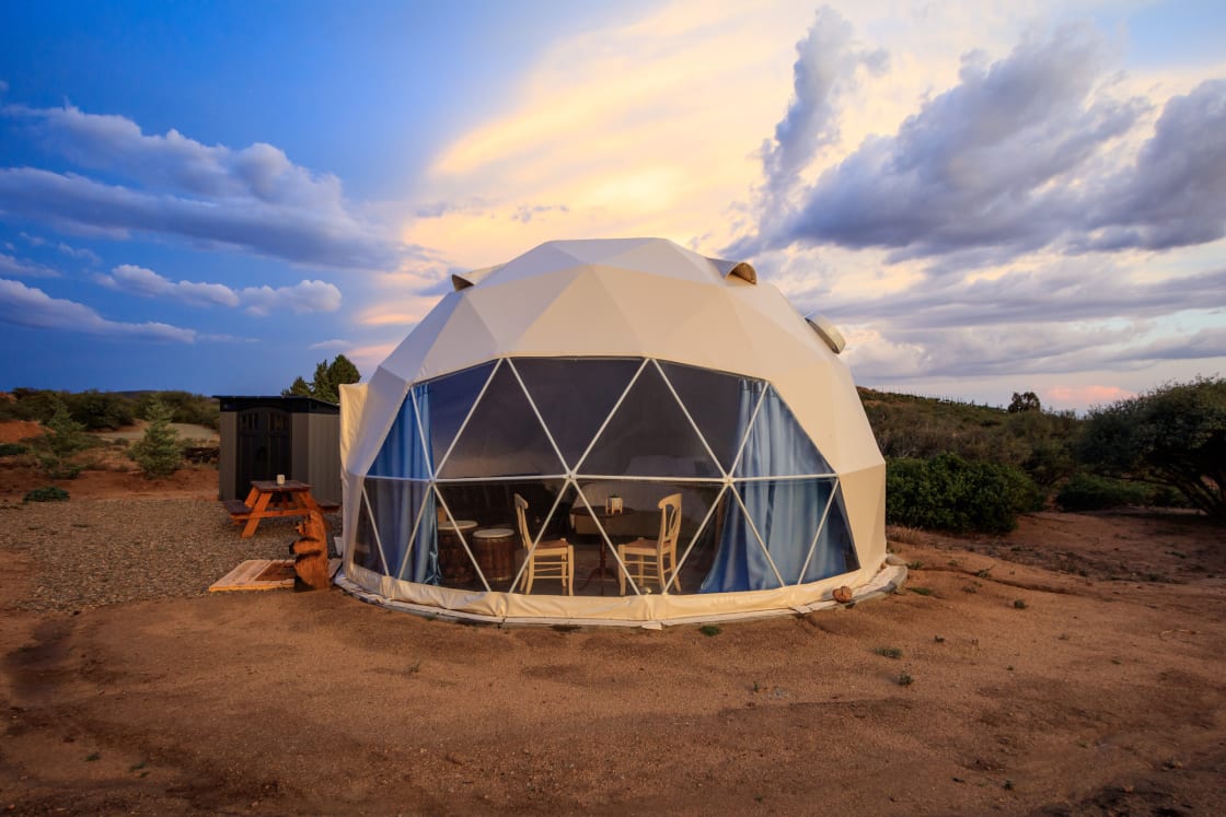Dome after a monsoon rain