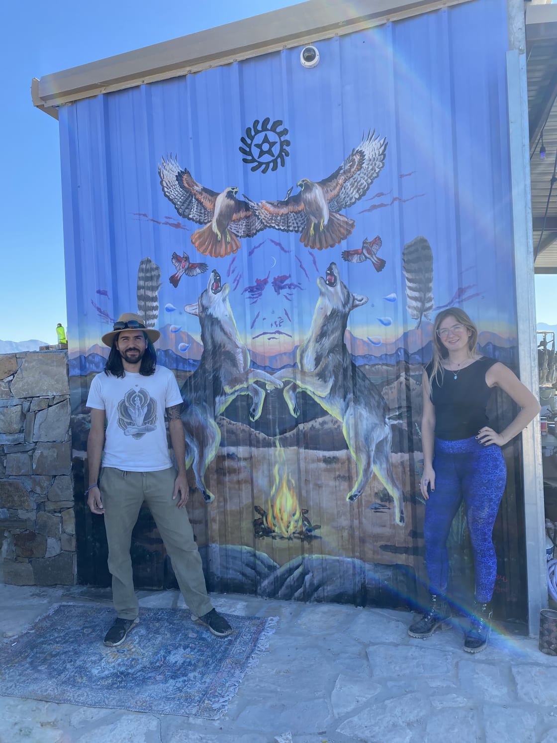 Amazing mural paying homage to original settlers painted by Juan Villegas & Rosemary Allen, two of Austin's most talented. A beautiful piece & such a treat to share.
