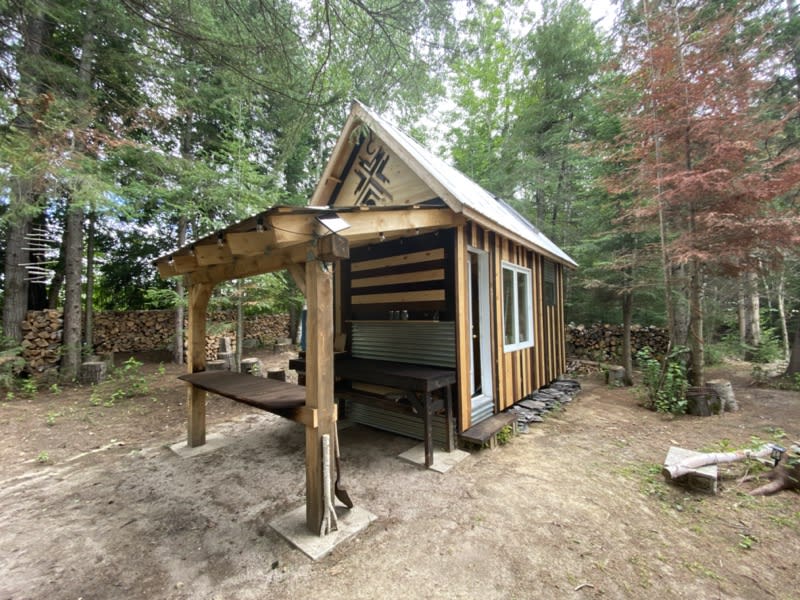 Sauna Building with outdoor kitchen