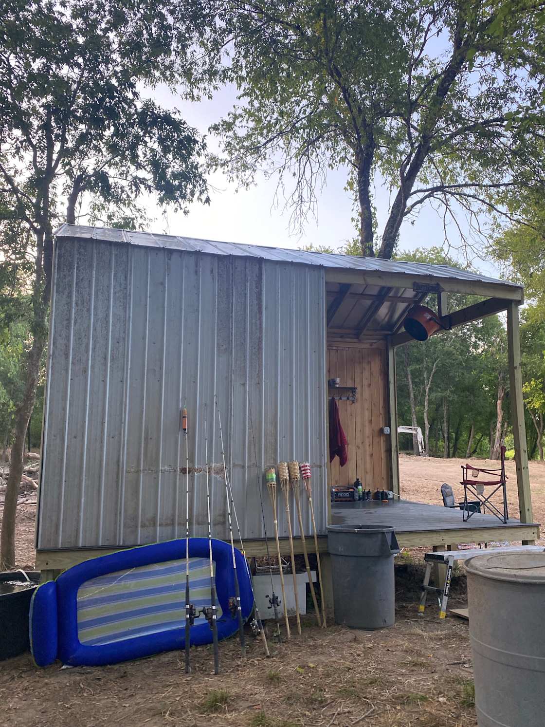 Community BathHouse!!! 2 Sink's 2 Shower's 1 Potty!!! Everything Found In The Bathhouse Is For Our Camper's To Help Themselves!! You'll find bug spray, SunBlock, tiki's, Floats, Camp Chair's, PopOut Table's, Assorted Charging Cable's, Trash-bags, Bluetooth Speaker, FULLY STOCKED Bath & Shower Necessities, & MUCH MORE!!!  