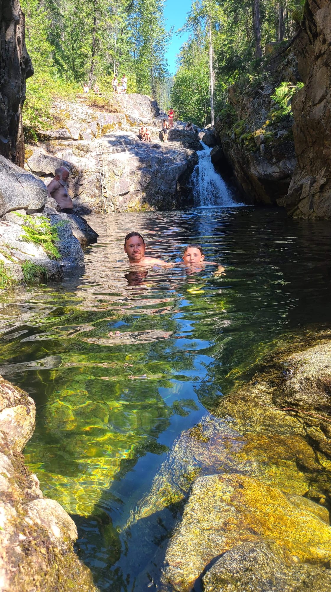 Enjoy A swim at one of the local favourites swimming holes