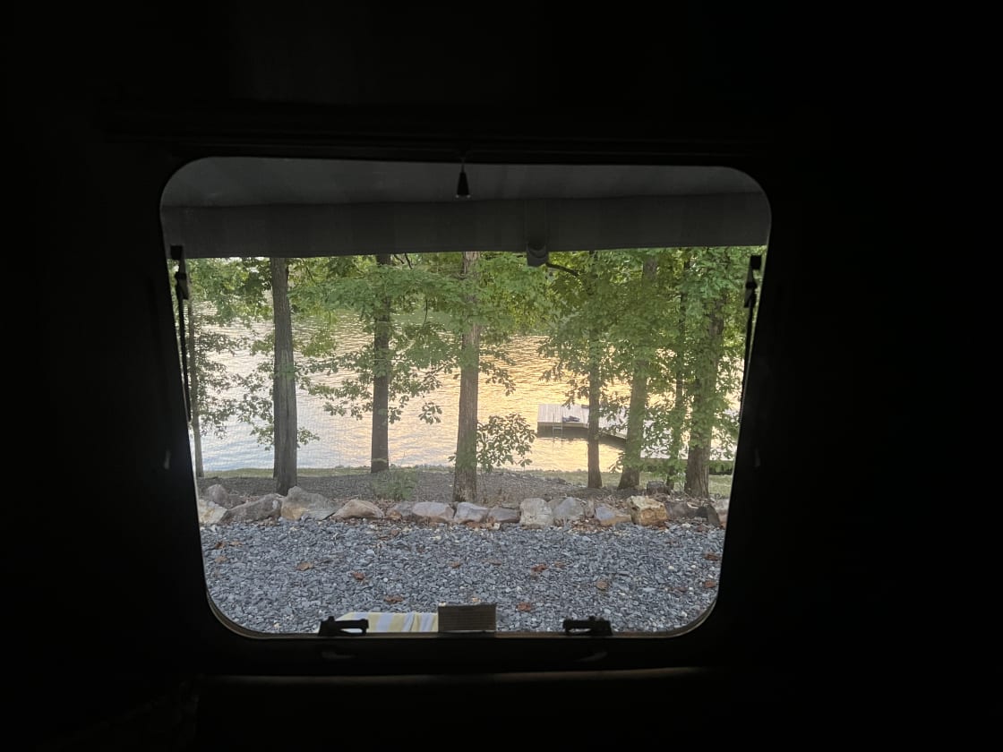 View from the camper