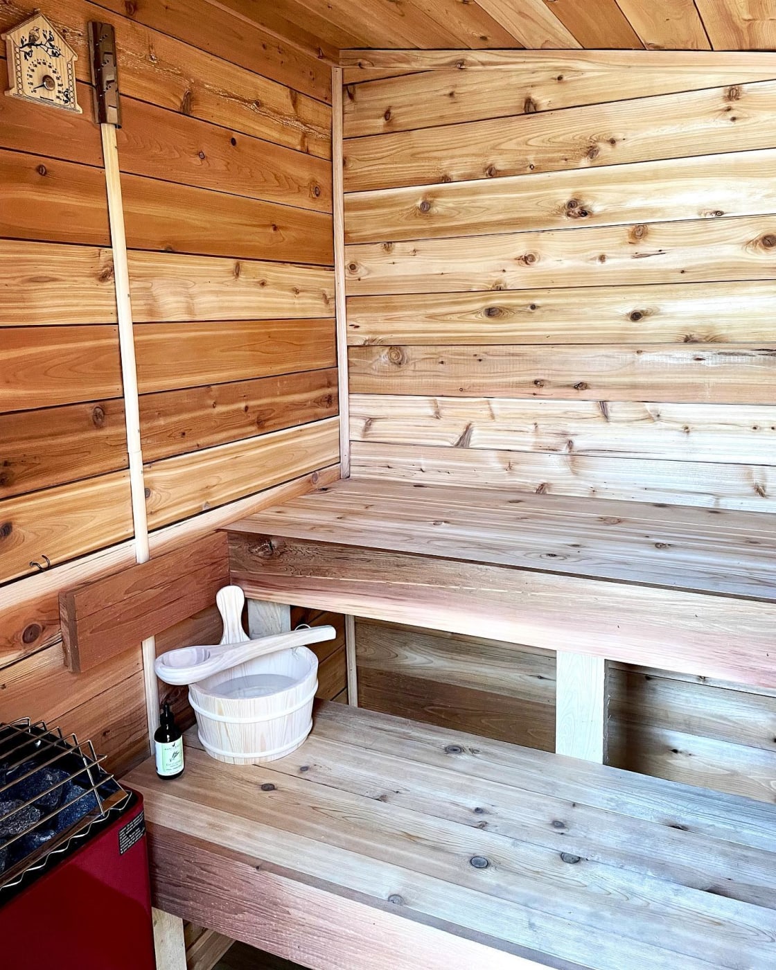 The sauna is just a short walk away (see extras)