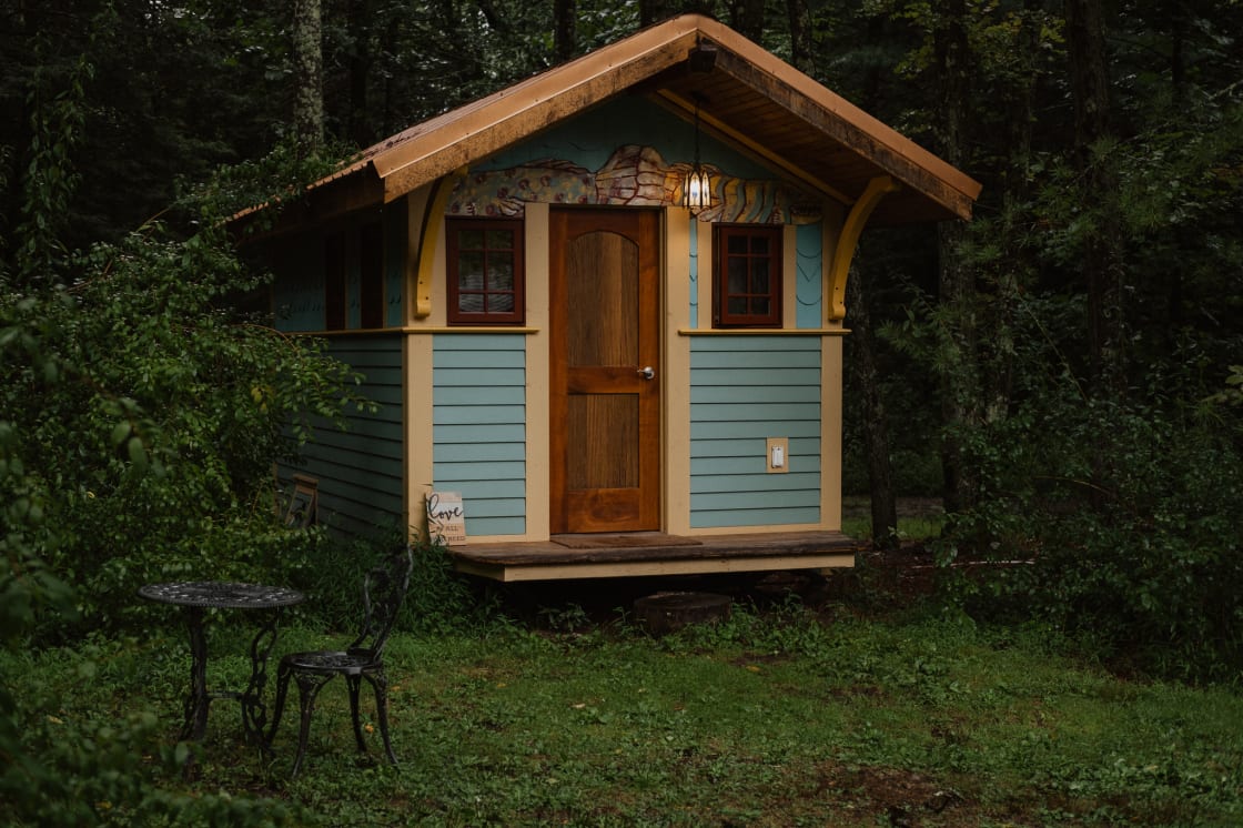 The front of the tiny home!