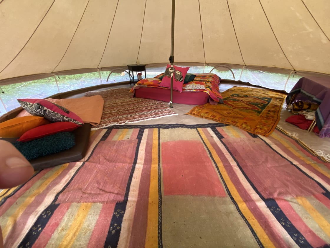 Inside Earth Tent