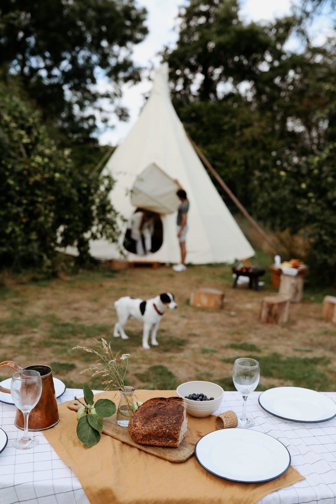 White House Glamping in Wye Valley