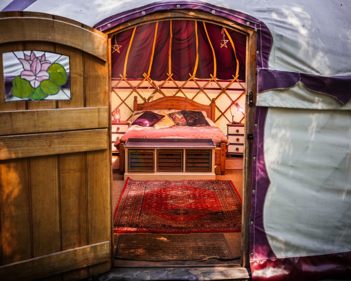 Secluded yurt