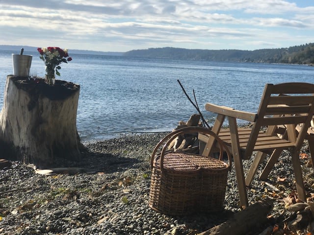 Set up a picnic and fire at the beach.  (Please check with us to see if there is a burn ban before lighting a fire.) 