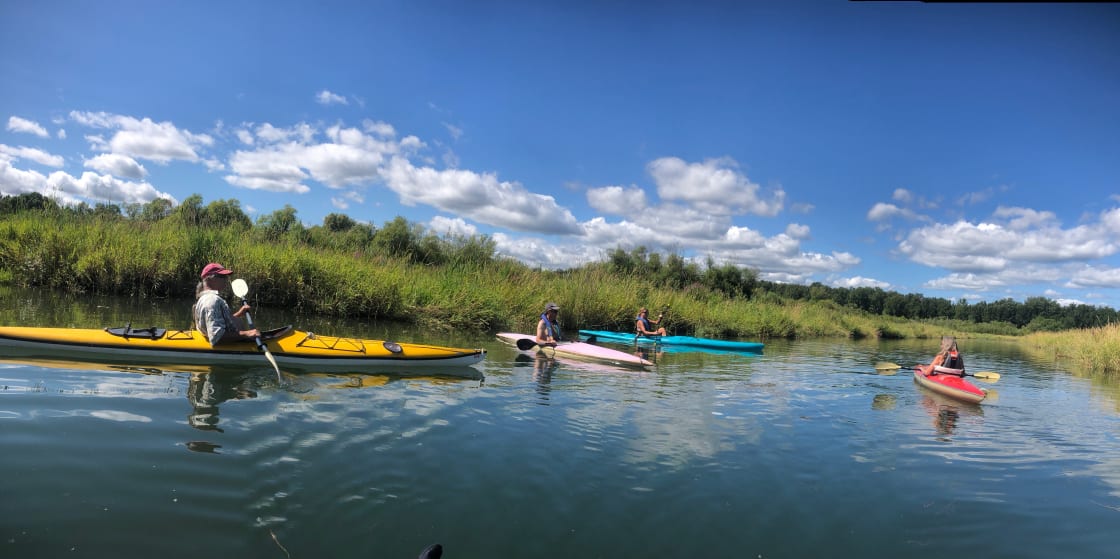 There are wonderful places to explore on a kayak or paddle board.  