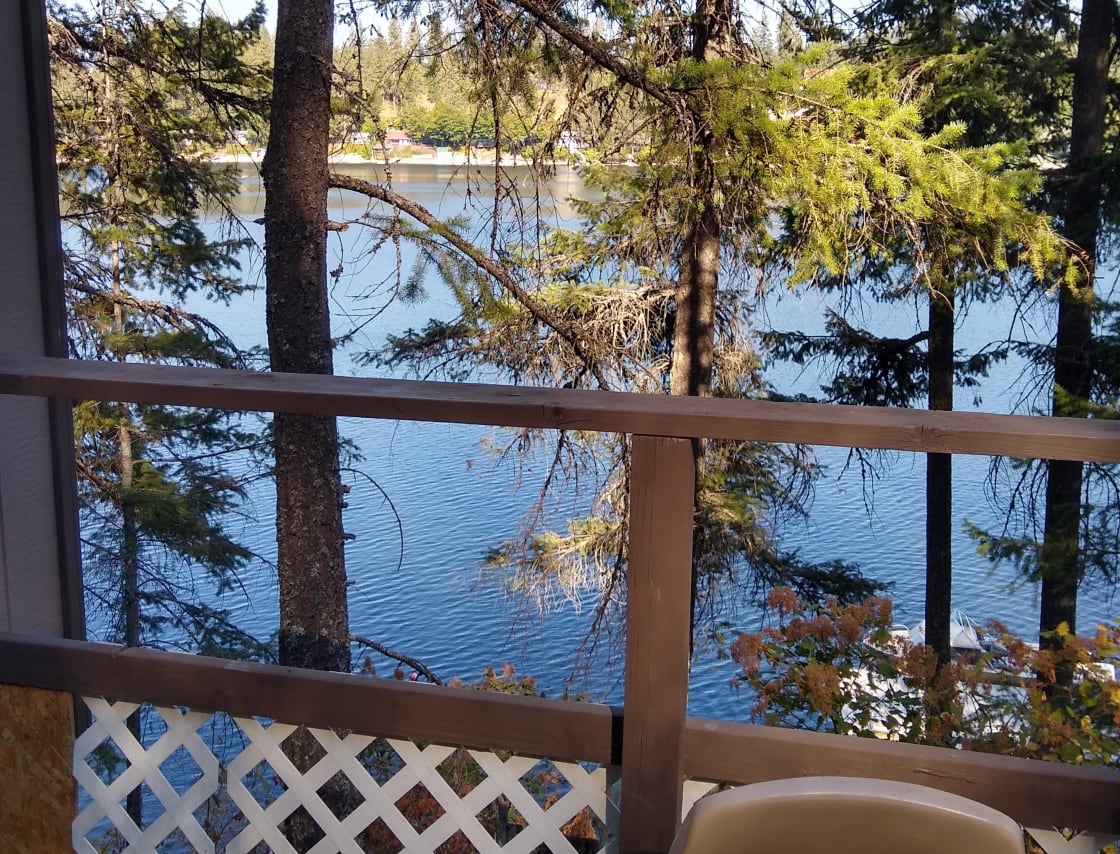 View from Cubbie Bear Cabin Deck