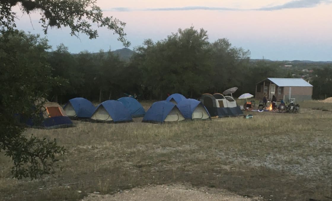 Texas Sage Campsite and Cabin
