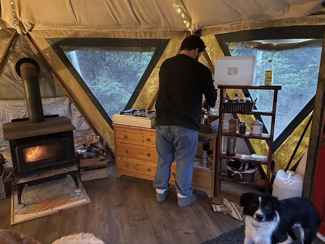 Yurt Nestled in Nature on Community