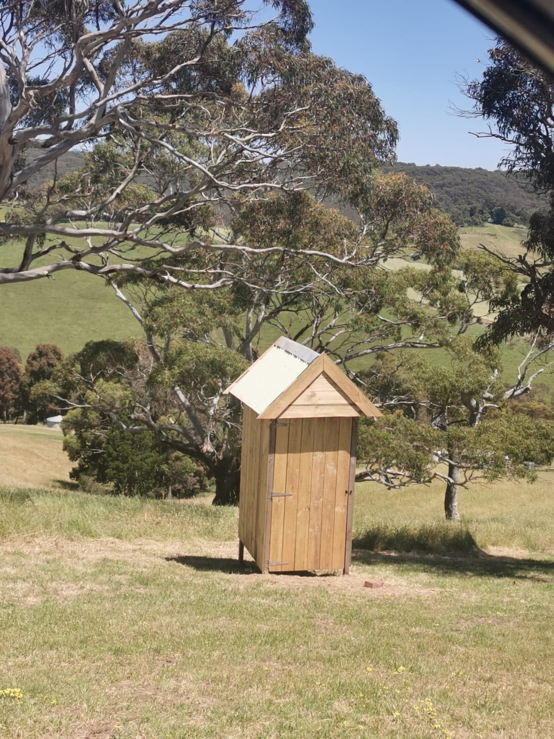 Cute outhouse 