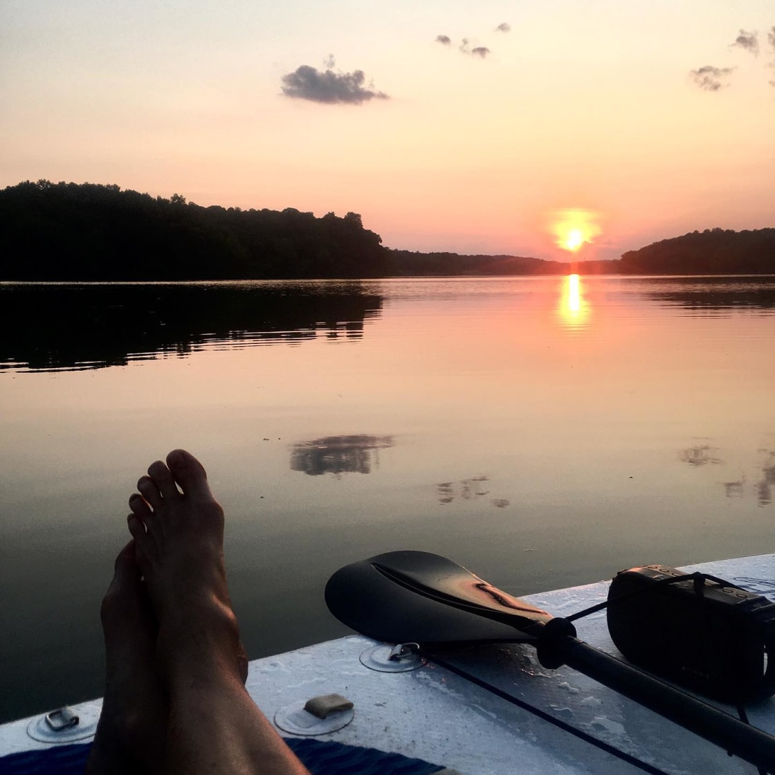 Paint Creek Lake is just 3 miles away and is a lovely spot to catch the sunset.  