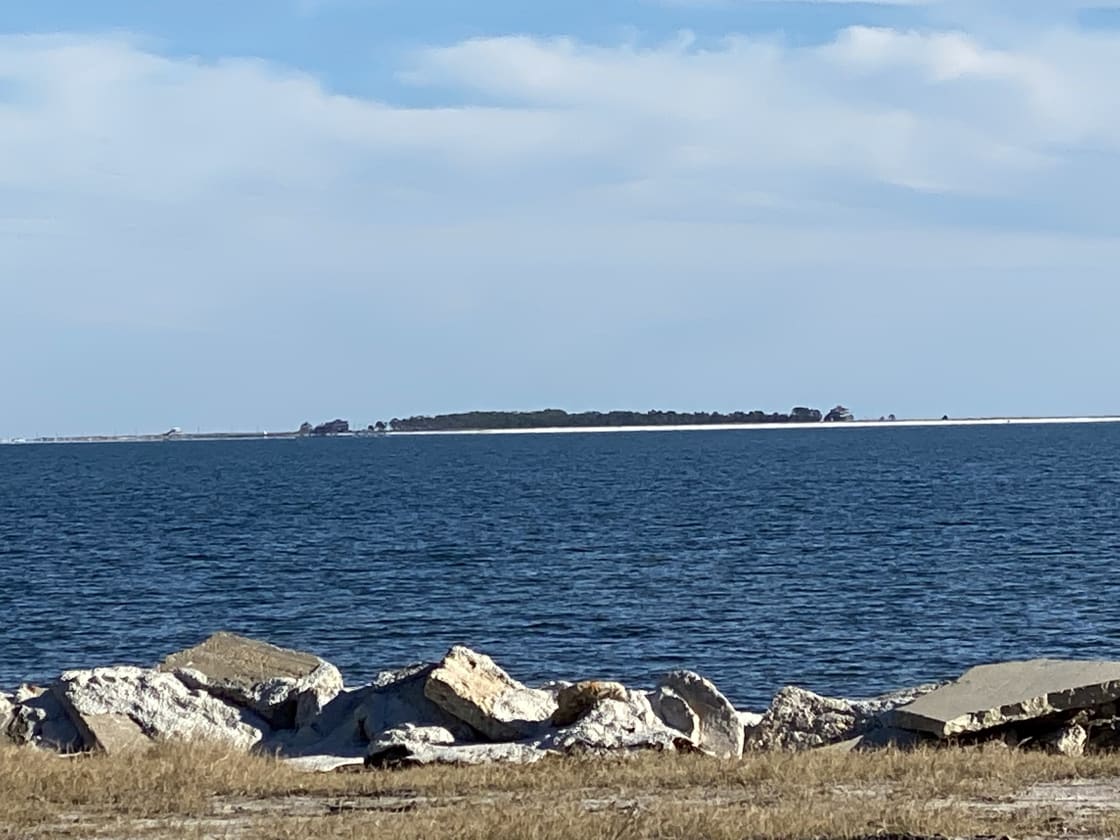 View of St. George Island and Dog Island 