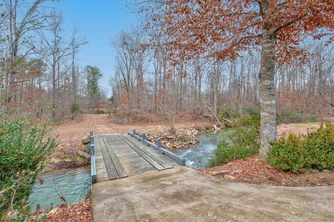 The bridge will take you to additional campsites and to a very cool area we call "Stone Way."  