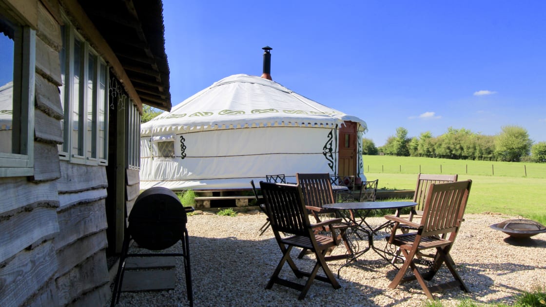 Moroccan Yurt set in 2/3rds acre of secure and maintained grounds