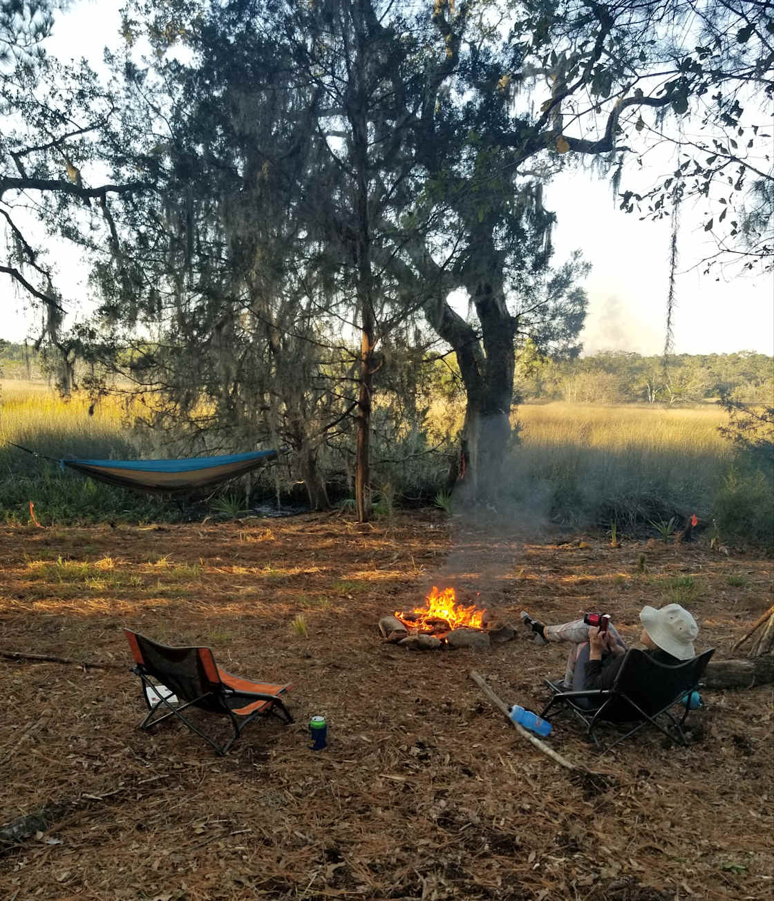 Relaxing in the evening