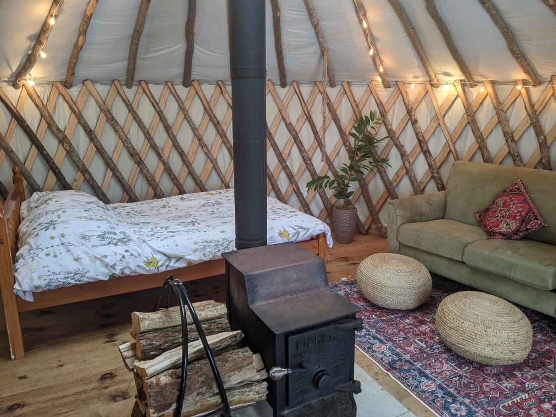 Cozy yurt