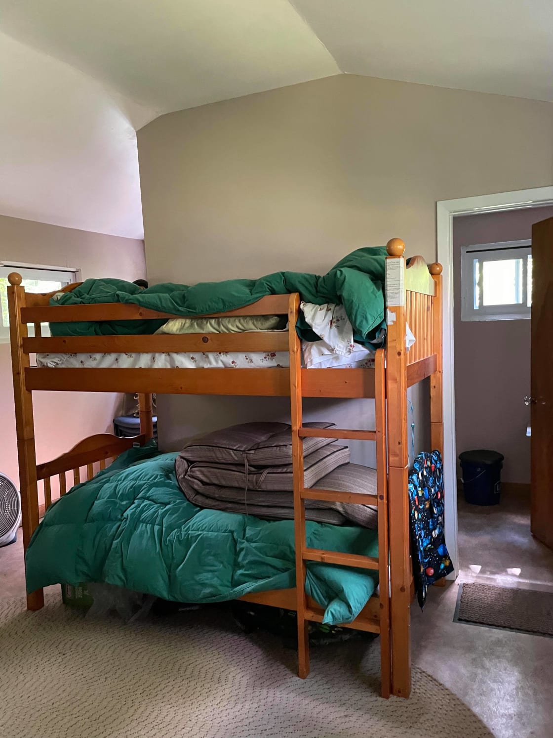 Main Cabin Bedroom with Bunk Bed