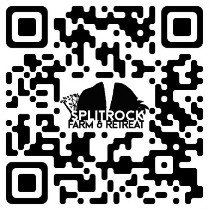 Snap the QR code for Google Maps site plan of Splitrock Farm
