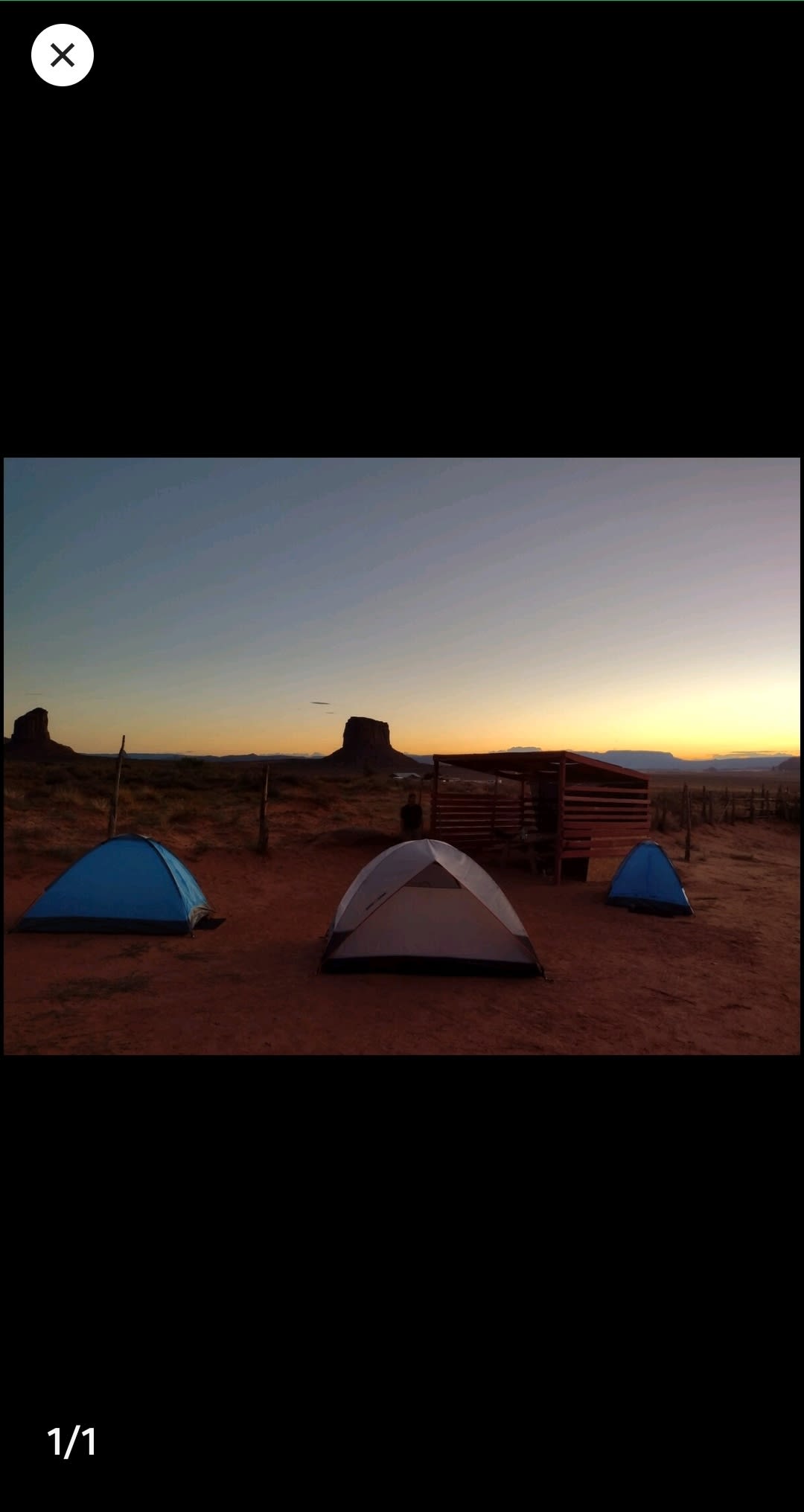 Sunrise camping