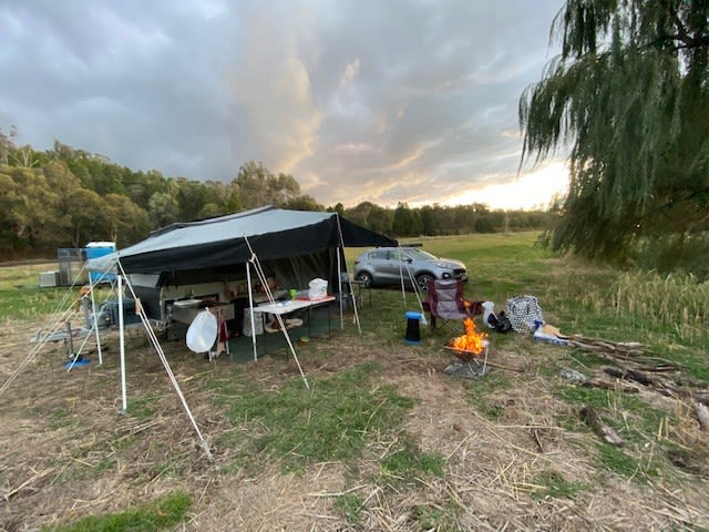 Our camp (port-loo behind)