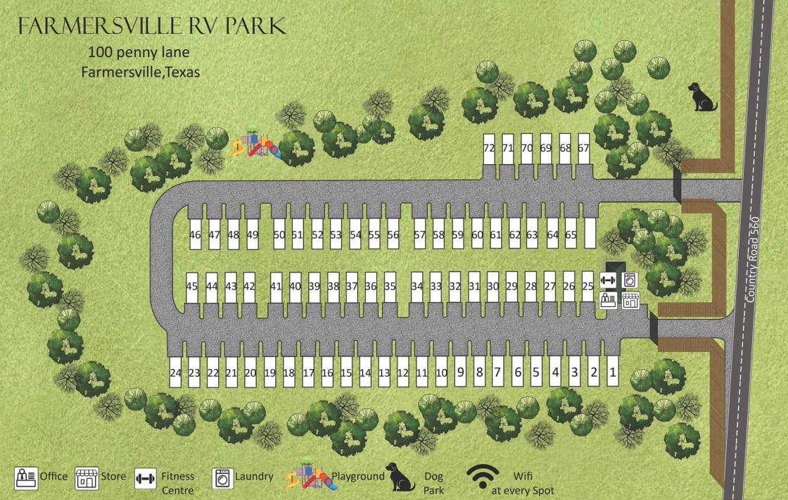 Layout of our park.