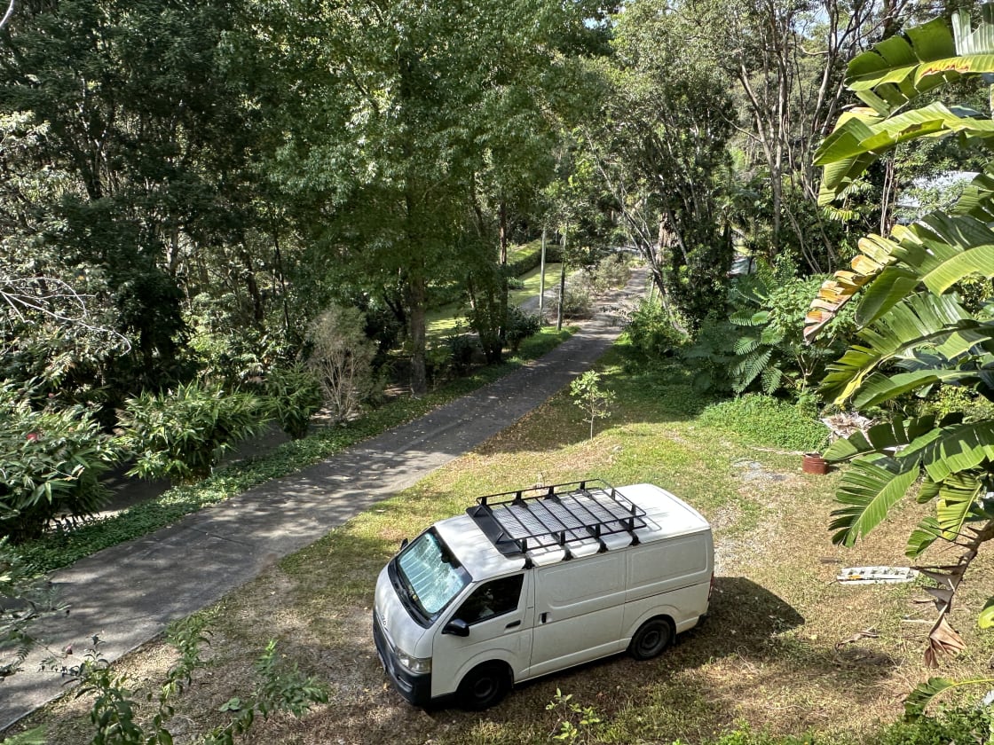 Situated below our jungle home is your very own private plot of land, surrounded by trees an bush. 

